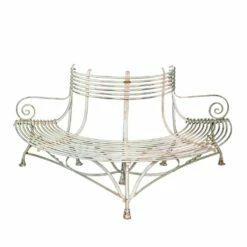 Halbrunde Bank Für Bäume Nostalgisch Antik - Egmond