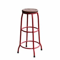 Handgefertigter Recycling Barhocker Aus Metall - Malou