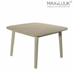 Heller Quadratischer Gartentisch Aus Teakholz Von Max & Luuk - Lennon Tisch