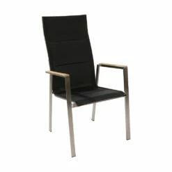 Hochlehner Gartenstuhl Aus Edelstahl Mit Teakholz - Marmiona