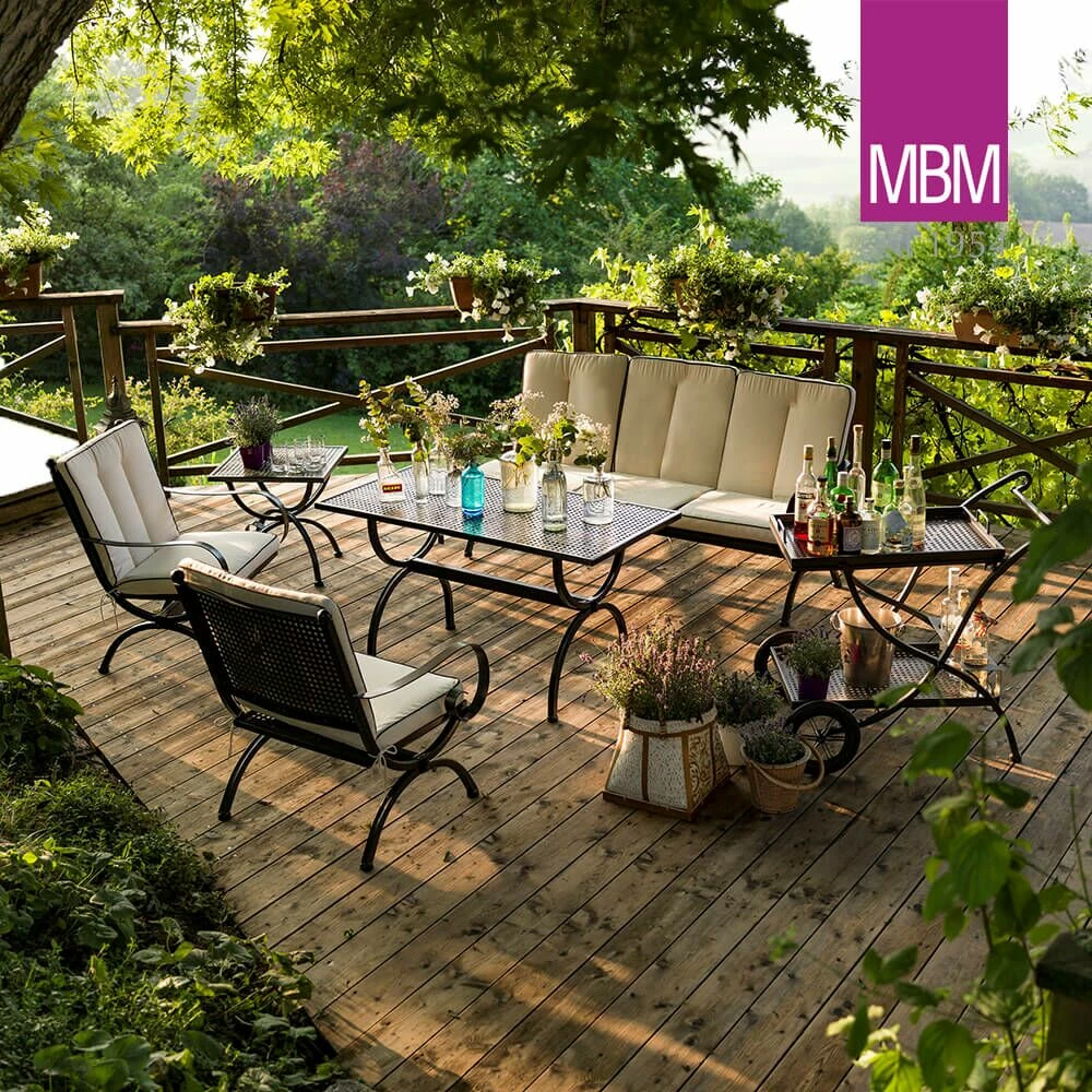 Hochwertiger Loungesessel Aus Schmiedeeisen Für Den Garten - MBM - Loungesessel Romeo Elegance 4 Hochwertiger Loungesessel Aus Schmiedeeisen Für Den Garten - MBM - Loungesessel Romeo Elegance – Bild 2