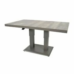 Höhenverstellbarer Alu-Keramik Gartentisch - Esstisch Flero