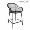Hoher Geflecht Gartenstuhl Aus Aluminium Von Max & Luuk Für Den Outdoor Essbereich - Anna Stuhl -GARTENTRAUM Verkäufe hoher geflecht gartenstuhl aus aluminium von max luuk fuer den outdoor essbereich anna stuhl