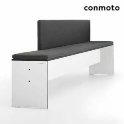 HPL Sitzbank Für 3 Personen Mit Rückenlehne - Gartenbank Riva