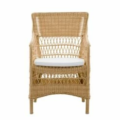 In Handarbeit Geflochtener Gartensessel In Hellbraun - Gartensessel Malte -GARTENTRAUM Verkäufe in handarbeit geflochtener gartensessel in hellbraun gartensessel malte3