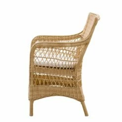 In Handarbeit Geflochtener Gartensessel In Hellbraun - Gartensessel Malte -GARTENTRAUM Verkäufe in handarbeit geflochtener gartensessel in hellbraun gartensessel malte4