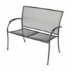 Klassische 2-Sitzer Gartenbank Aus Stahl In Anthrazit - Bank Hador -GARTENTRAUM Verkäufe klassische 2 sitzer gartenbank aus stahl in anthrazit bank hador