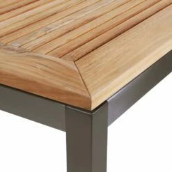 Klassischer Edelstahl Esstisch Für Den Garten Mit Teakholzplatte - Maromi -GARTENTRAUM Verkäufe klassischer edelstahl esstisch fuer den garten mit teakholzplatte maromi3