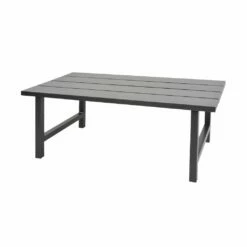 Klassischer Garten Loungetisch Aus Aluminium In Anthrazit - Verino