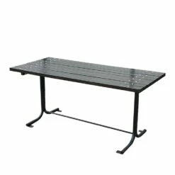 Klassischer Tisch Aus Holz Und Metall Für Gärten Und Parks - Arnas