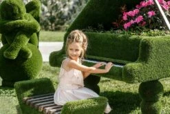 Kleine Gartenbank - Holz, GFK & Kunstrasen - Topiary - Fenke -GARTENTRAUM Verkäufe kleine gartenbank holz gfk kunstrasen topiary fenke7