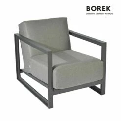 Komfortabler Alu-Gartenstuhl Mit Sitzpolster - Gartenstuhl Faro