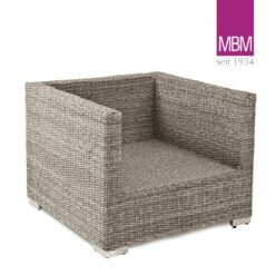 Komfortabler Geflochtener Loungesessel Von MBM - Loungesessel Bellini