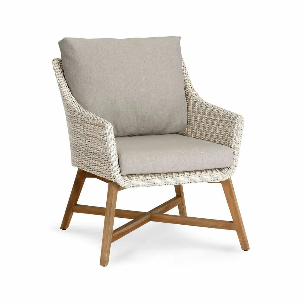 Komfortabler Holz Loungesessel In Rattan-Optik - Loungesessel Vimen 3 Komfortabler Holz Loungesessel In Rattan-Optik - Loungesessel Vimen