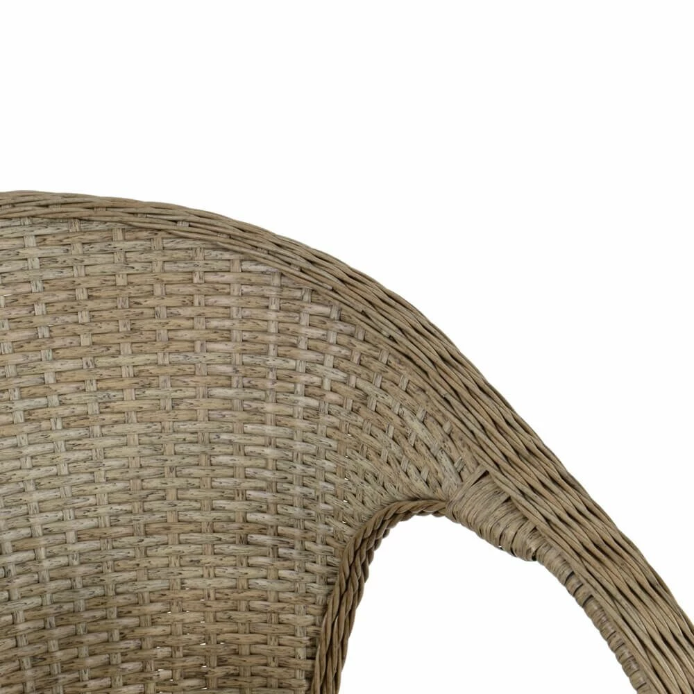 Korbsessel Stapelbar Aus Braunem Geflecht - Korbstuhl Vudo 4 Korbsessel Stapelbar Aus Braunem Geflecht - Korbstuhl Vudo – Bild 2