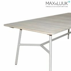 Langer Outdoor Esstisch Mit Platte Aus Teakholz Und Rahmen Aus Aluminium - Max & Luuk - Arda Esstisch 6 Langer Outdoor Esstisch Mit Platte Aus Teakholz Und Rahmen Aus Aluminium - Max & Luuk - Arda Esstisch -GARTENTRAUM Verkäufe langer outdoor esstisch mit platte aus teakholz und rahmen aus aluminium max luuk arda esstisch2
