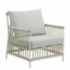 Lounge-Sessel Aus Alu-Rattan In Weiß Mit Sitz- Und Rückenkissen - Loungechair Caya -GARTENTRAUM Verkäufe lounge sessel aus alu rattan in weiss mit sitz und rueckenkissen loungechair caya