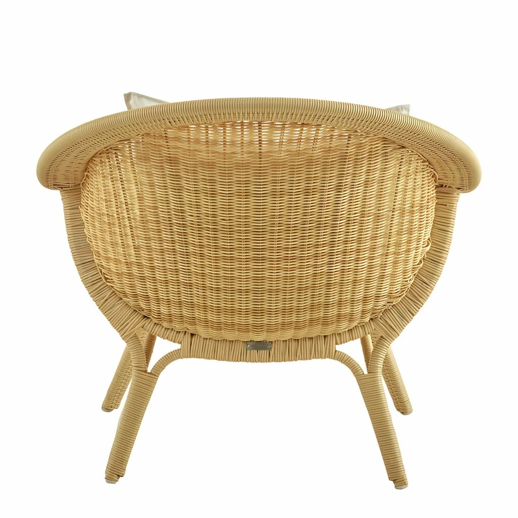 Loungesessel Für Den Garten In Natürlicher Rattanoptik - Sessel Kjer 5 Loungesessel Für Den Garten In Natürlicher Rattanoptik - Sessel Kjer – Bild 3