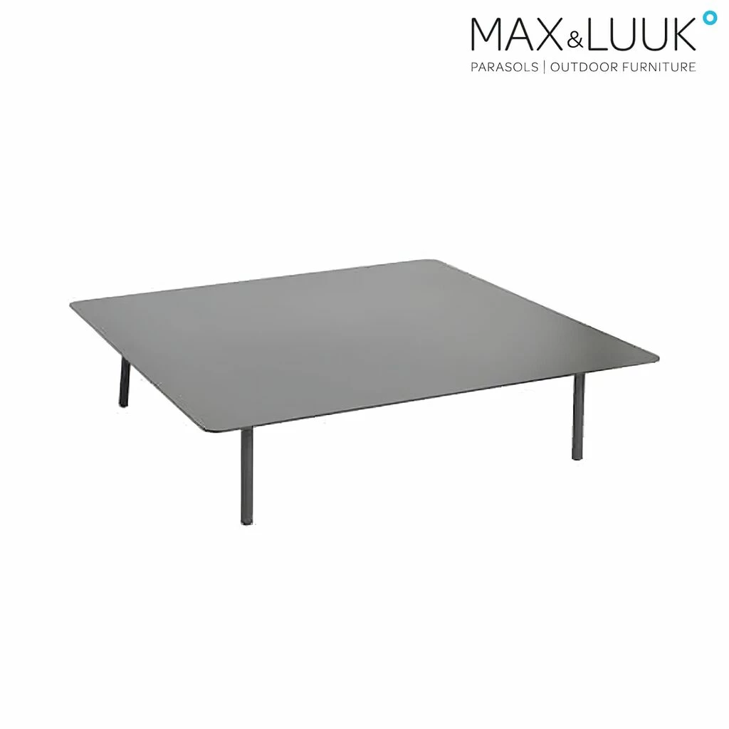 Loungetisch Quadratisch Aus Alu - Schwarz - Loungetisch Kick 3 Loungetisch Quadratisch Aus Alu - Schwarz - Loungetisch Kick
