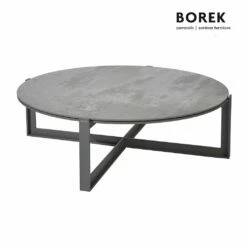 Loungetisch Rund 123cm Mit Alu & Dekton - Faro Gartentisch