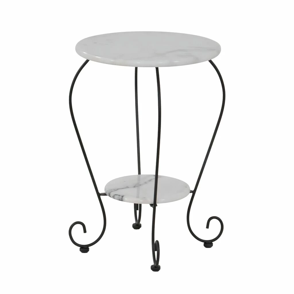 Marmortisch Im Landhaus-Stil Mit Gußeisen - Beistelltisch Antral 3 Marmortisch Im Landhaus-Stil Mit Gußeisen - Beistelltisch Antral