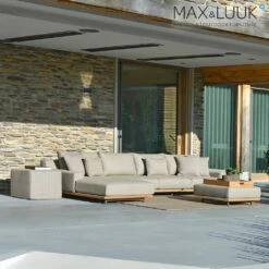Max & Luuk 2-Sitzer Gartensofa Mit Armlehne Und Teakholzbasis - Luke 2-Sitzer -GARTENTRAUM Verkäufe max luuk 2 sitzer gartensofa mit armlehne und teakholzbasis luke 2 sitzer3