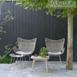 Max & Luuk Fußbank Aus Beschichteten Stahl Und Wetterfesten Geflecht - Kim Fußhocker -GARTENTRAUM Verkäufe max luuk fussbank aus beschichteten stahl und wetterfesten geflecht kim fusshocker2