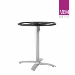 Metall Gartentisch Rund - MBM - Modern - Resysta Tischplatte - Bistro Tisch