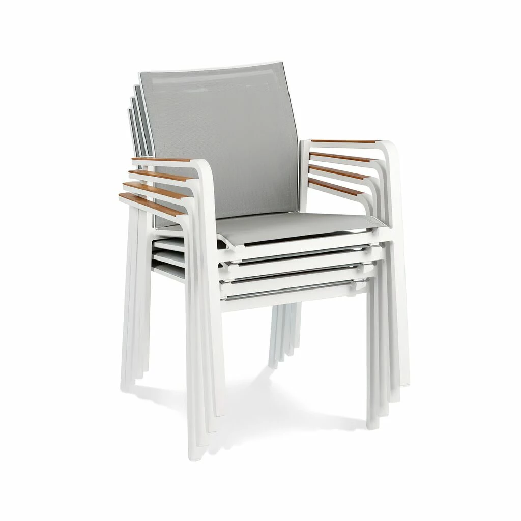 Moderne 6-Sitzer Gartengruppe Mit Holz Und Alu - Sitzgruppe Spirabilis 6 Moderne 6-Sitzer Gartengruppe Mit Holz Und Alu - Sitzgruppe Spirabilis – Bild 4