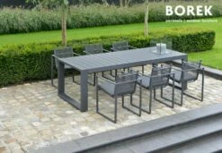 Moderne Garten Sitzgruppe - Aluminium Grau - Gartenstühle & Tisch - Borek - Andria Sitzgruppe -GARTENTRAUM Verkäufe moderne garten sitzgruppe aluminium grau gartenstuehle tisch borek andria sitzgruppe2