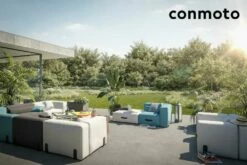 Moderner Garten Loungehocker Aus Sunbrella - Miami Hocker - Miami Hocker -GARTENTRAUM Verkäufe moderner garten loungehocker aus sunbrella miami hocker miami hocker4