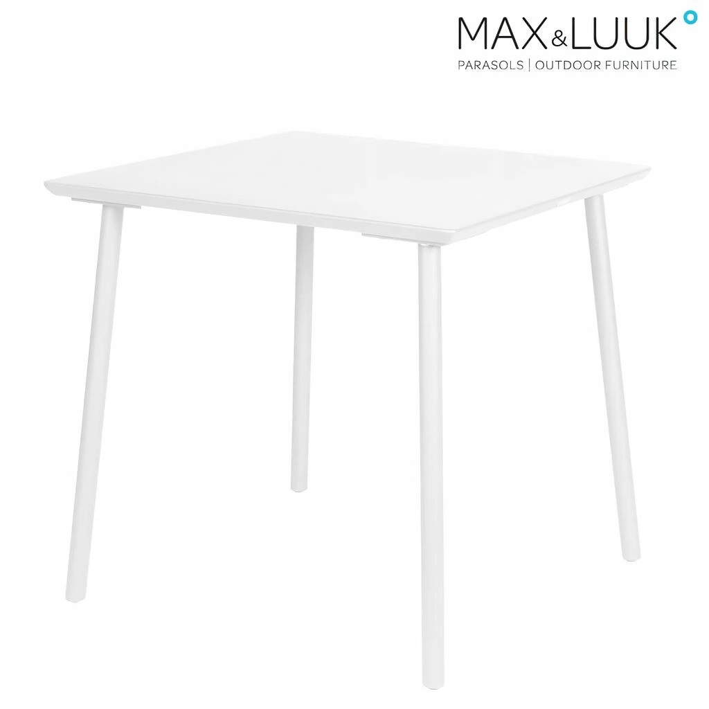 Moderner Gartentisch Quadratisch - 80x80cm - Aluminium - Max&Luuk - George Tisch 3 Moderner Gartentisch Quadratisch - 80x80cm - Aluminium - Max&Luuk - George Tisch
