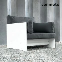 Moderner Loungesessel Aus HPL Mit Polster - Riva Loungesessel