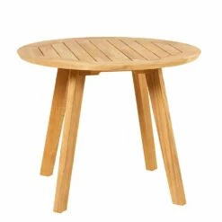 Moderner Runder Gartentisch Aus Teakholz - Darcey M Gartentisch
