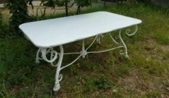 Niedriger Eckiger Gartentisch Aus Schmiedeeisen - Socrate -GARTENTRAUM Verkäufe niedriger eckiger gartentisch aus schmiedeeisen socrate3