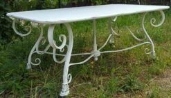 Niedriger Eckiger Gartentisch Aus Schmiedeeisen - Socrate -GARTENTRAUM Verkäufe niedriger eckiger gartentisch aus schmiedeeisen socrate4