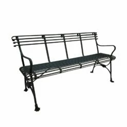 Nostalgische Garten Bank Wetterfest Schmiedeeisen - Macaire