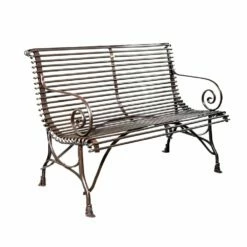 Nostalgische Gartenbank Mit Armlehnen 2-Sitzer - Ginette