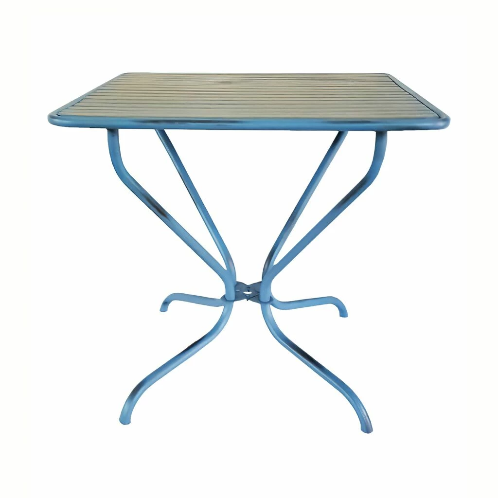 Nostalgische Gartenmöbel Aus Stahl & Holz - Achille 5 Nostalgische Gartenmöbel Aus Stahl & Holz - Achille – Bild 3