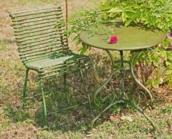 Nostalgischer Gartenstuhl Aus Schmiedeeisen - Saboteu -GARTENTRAUM Verkäufe nostalgischer gartenstuhl aus schmiedeeisen saboteu3