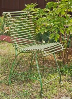 Nostalgischer Gartenstuhl Aus Schmiedeeisen - Saboteu -GARTENTRAUM Verkäufe nostalgischer gartenstuhl aus schmiedeeisen saboteu4