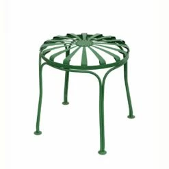 Nostalgischer Metall Hocker Für Den Garten - Tabouret