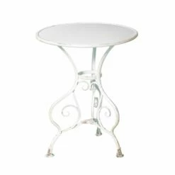 Nostalgischer Runder Gartentisch Aus Schmiedeeisen - Orane