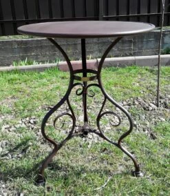 Nostalgischer Runder Gartentisch Aus Schmiedeeisen - Orane -GARTENTRAUM Verkäufe nostalgischer runder gartentisch aus schmiedeeisen orane5