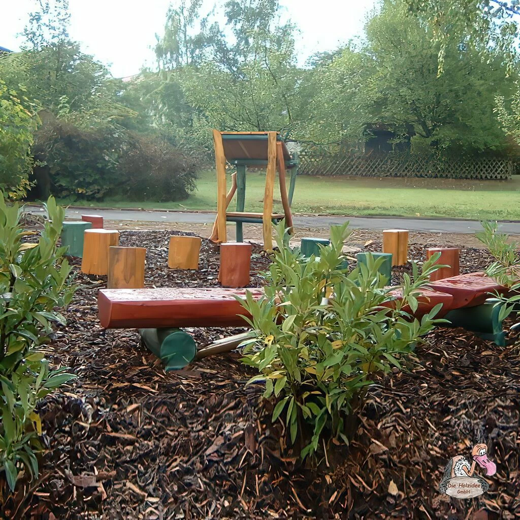 Offenes Klassenzimmer Mit Pult, Bänken Und Hockern Aus Holz - Offenes Klassenzimmer Pfeiffer 3 Offenes Klassenzimmer Mit Pult, Bänken Und Hockern Aus Holz - Offenes Klassenzimmer Pfeiffer – Bild 2