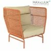 Oranger Retro Loungesessel Mit Armlehnen Für Den Garten Von Max & Luuk - Jane Gartensessel -GARTENTRAUM Verkäufe oranger retro loungesessel mit armlehnen fuer den garten von max luuk jane gartensessel