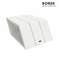 Outdoor Beistelltisch Aus Aluminium Von Borek - 32x49x83cm - Viking Beistelltisch
