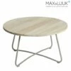 Outdoor Couchtisch Aus Aluminium & Teakholz - 80cm - Rund - Max&Luuk - Lily Loungetisch 2 Outdoor Couchtisch Aus Aluminium & Teakholz - 80cm - Rund - Max&Luuk - Lily Loungetisch -GARTENTRAUM Verkäufe outdoor couchtisch aus aluminium teakholz 80cm rund max luuk lily loungetisch