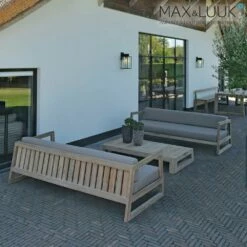 Outdoor Couchtisch Aus Teakholz - 161x76cm - Max&Luuk - Mason Couchtisch -GARTENTRAUM Verkäufe outdoor couchtisch aus teakholz 161x76cm max luuk mason couchtisch4