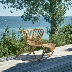 Outdoor-Loungestuhl In Hellem Braunton Aus Alu-Rattan - Loungesessel Minja -GARTENTRAUM Verkäufe outdoor loungestuhl in hellem braunton aus alu rattan loungesessel minja3